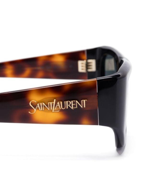 Browns Saint Laurent Eyewear Brown SL740 Sunglasses | Browns Sunglasses
