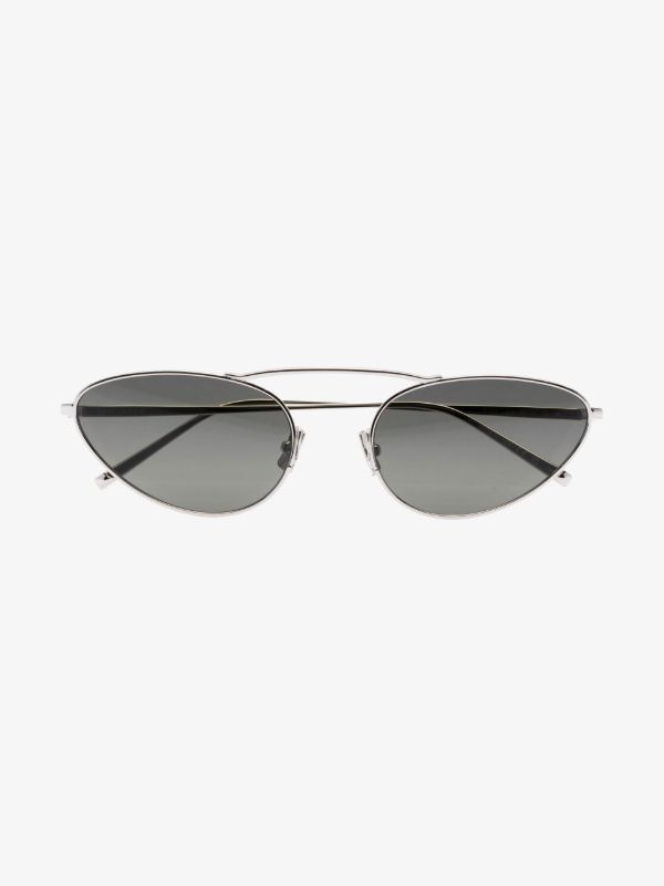 browns Saint Laurent Eyewear grey 538 cat eye sunglasses | Browns Sunglasses