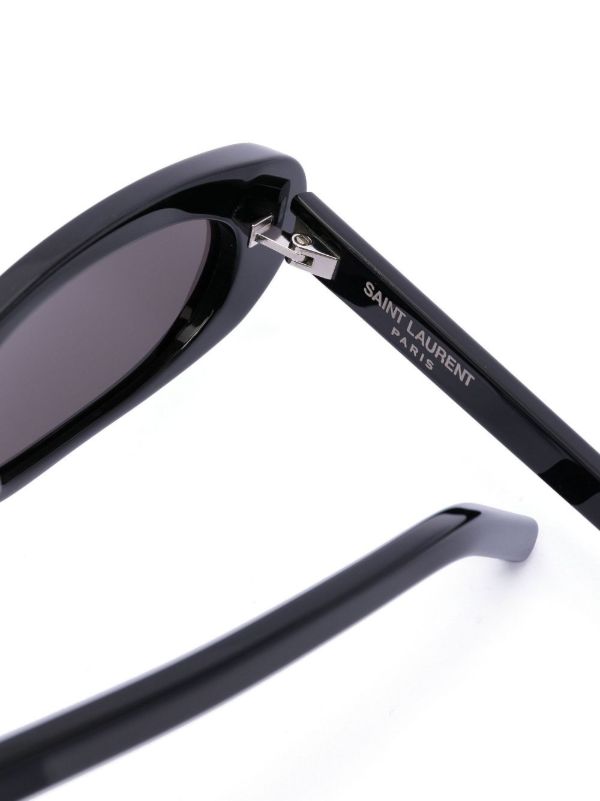 Browns Saint Laurent Eyewear SL 557 Slim Oval Sunglasses | Browns Sunglasses