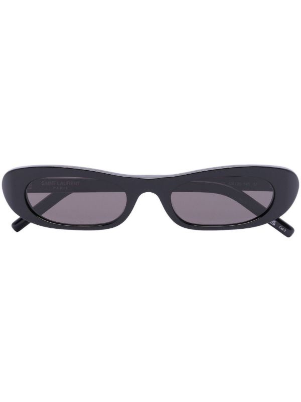 browns Saint Laurent Eyewear SL 557 slim oval sunglasses | Browns Sunglasses