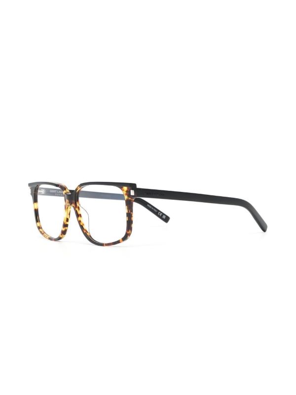 Browns Saint Laurent Eyewear Square-frame Glasses | Browns Glasses & Frames
