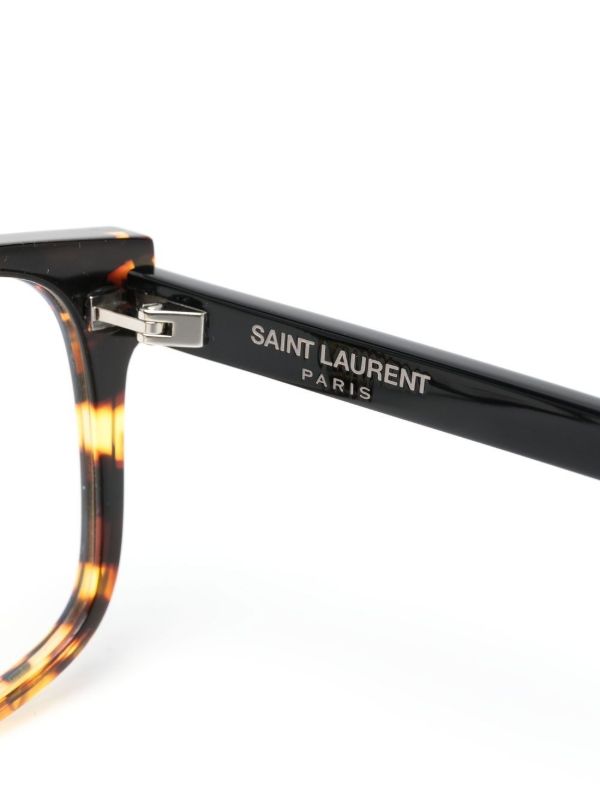 Browns Saint Laurent Eyewear Square-frame Glasses | Browns Glasses & Frames