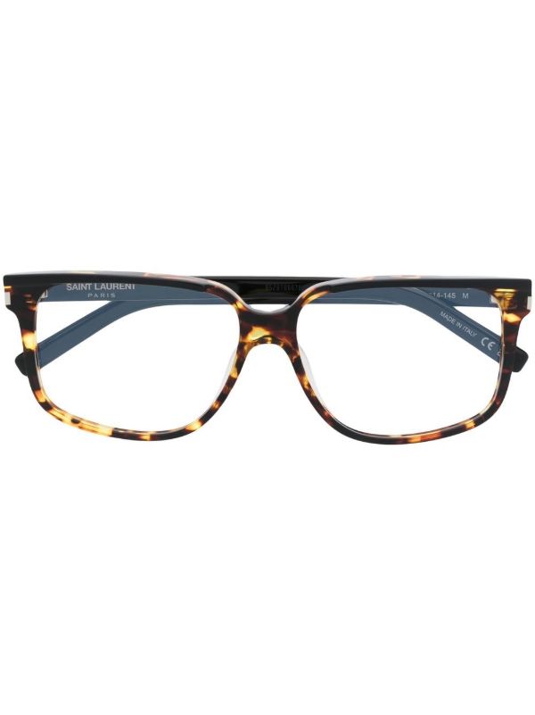 browns Saint Laurent Eyewear square-frame glasses | Browns Glasses & Frames