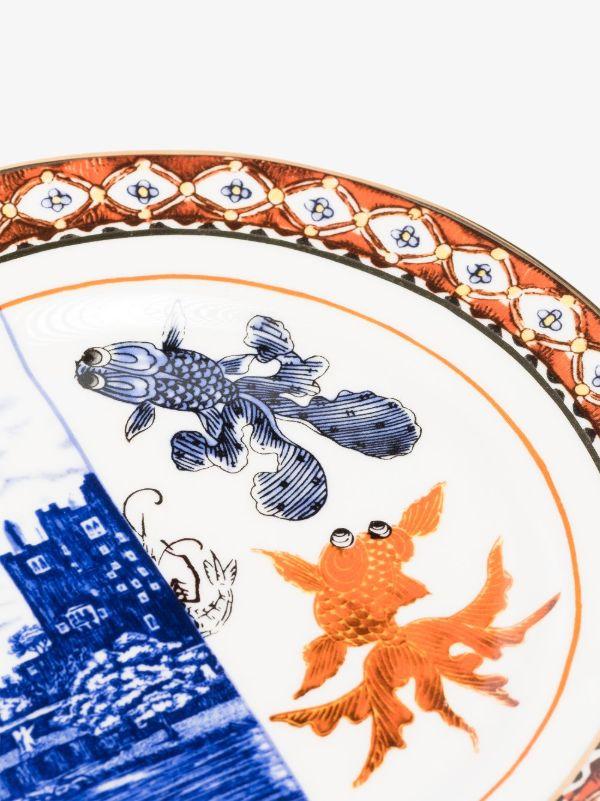 Browns Seletti Blue Isaura Hybrid Dinner Plate | Browns Plates & Bowls