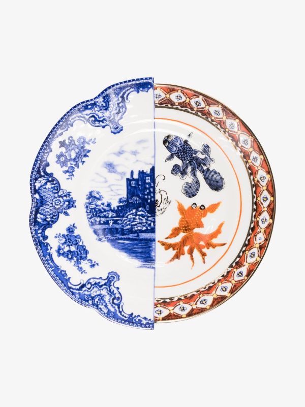 browns Seletti blue Isaura hybrid dinner plate | Browns Plates & Bowls