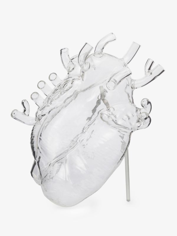 Browns Seletti Clear Love In Bloom Heart Vase | Browns Vases