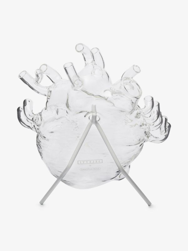 Browns Seletti Clear Love In Bloom Heart Vase | Browns Vases