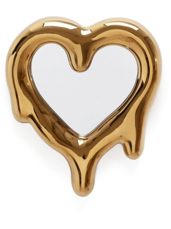 browns Seletti Gold-Tone Melted Heart Photo Frame | Browns Picture & Photo Frames