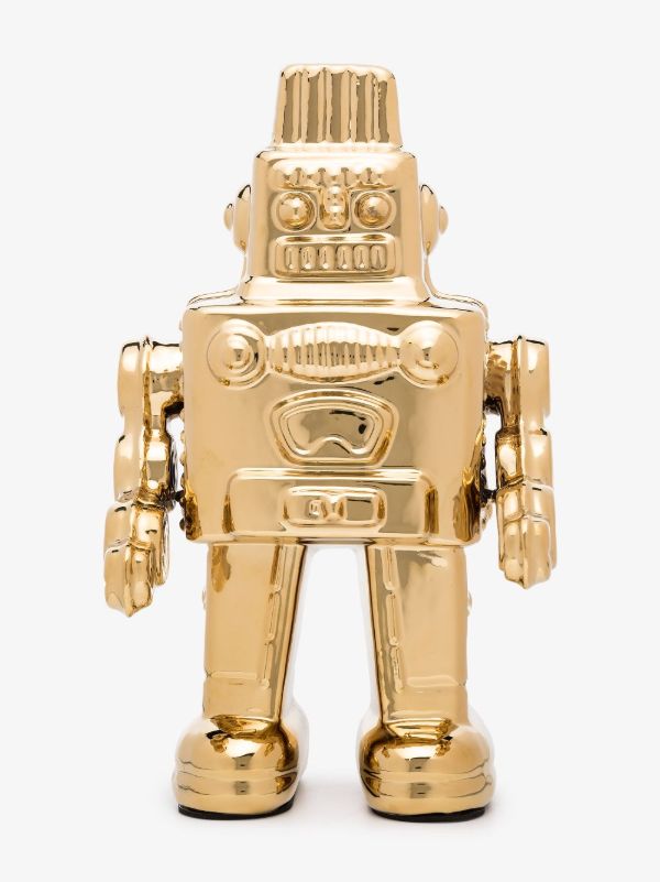 browns Seletti gold-tone memorabilia my robot ornament | Browns Decorative Objects