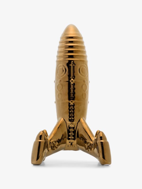 browns Seletti gold tone Memorabilia My Spaceship porcelain ornament | Browns Decorative Objects