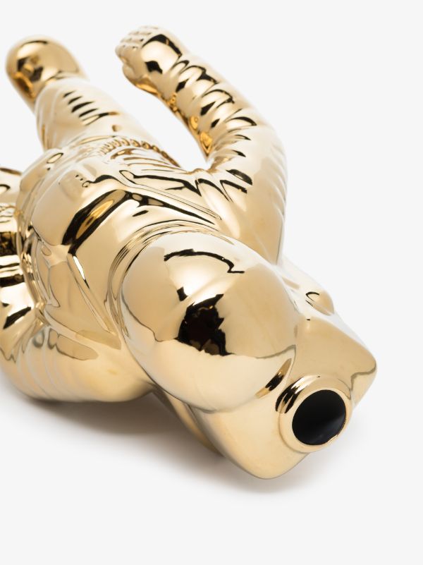 Browns Seletti Gold Tone Starman Porcelain Bud Vase | Browns Vases