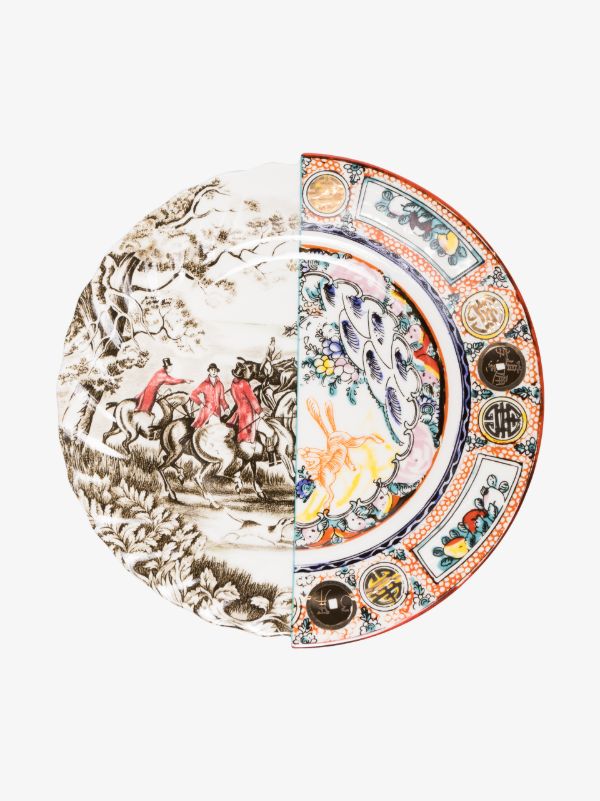 browns Seletti multicoloured Eusapia hybrid dinner plate | Browns Plates & Bowls