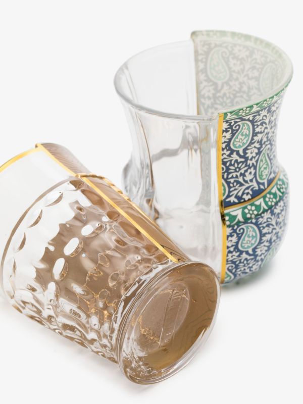 Browns Seletti Multicoloured Hybrid Rodinia Glasses Set | Browns Glassware