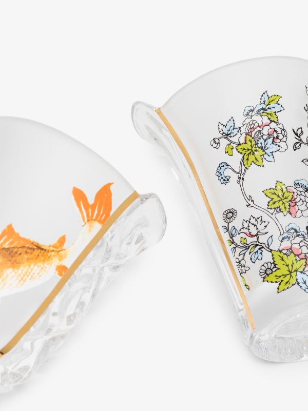 Browns Seletti Neutral Hybrid Aglaura Glasses Set | Browns Glassware