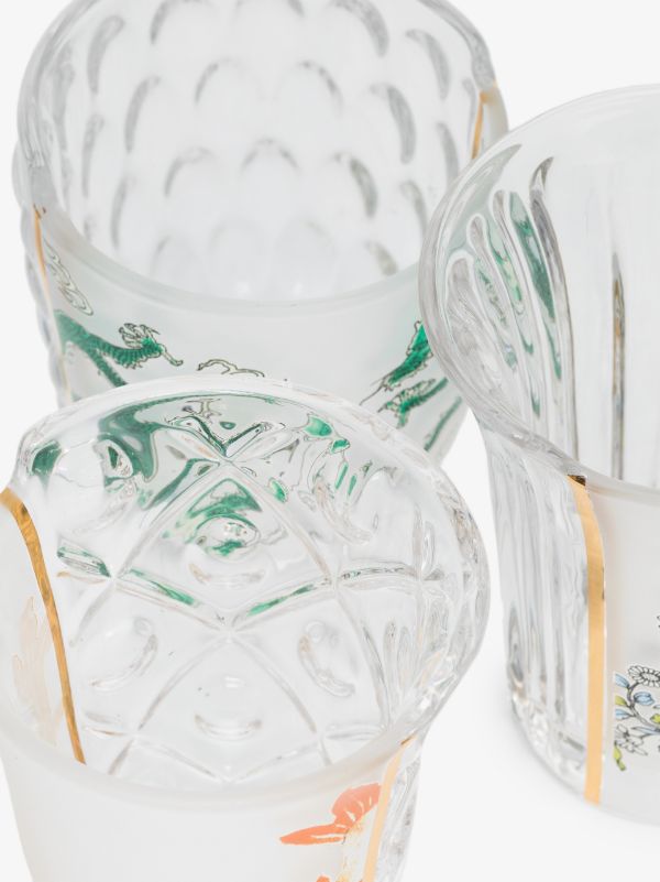 Browns Seletti Neutral Hybrid Aglaura Glasses Set | Browns Glassware