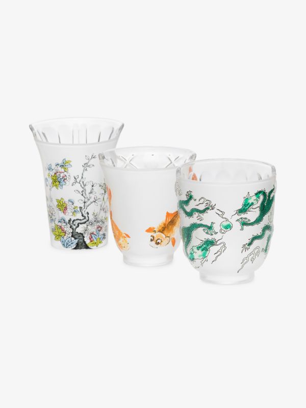 browns Seletti Neutral Hybrid Aglaura Glasses Set | Browns Glassware