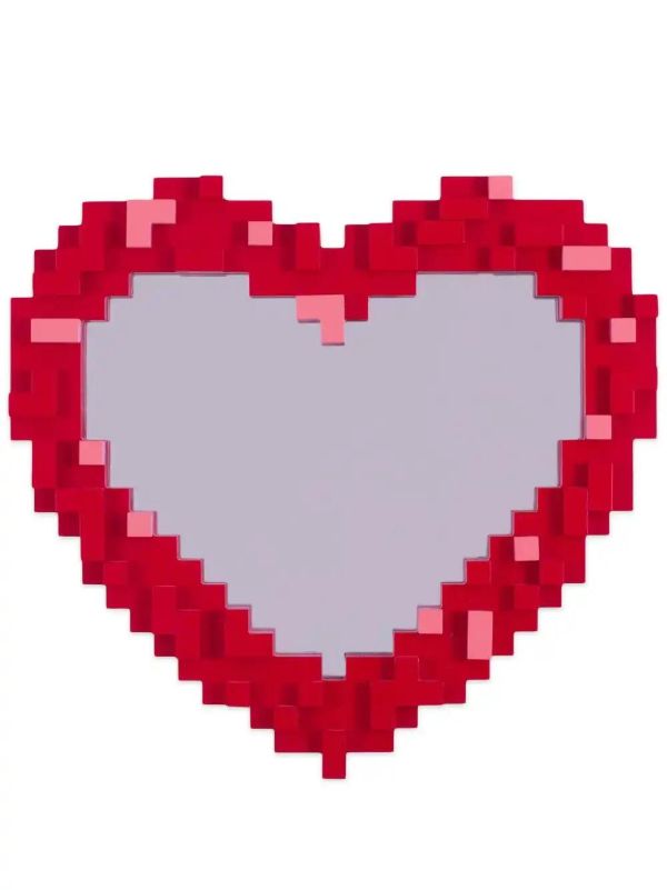 browns Seletti Red Pixel Mirror | Browns Decorative Objects