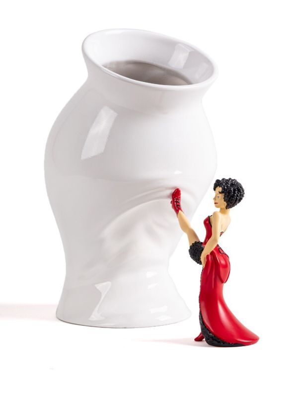 Browns Seletti White Circus Porcelain Vase | Browns Vases