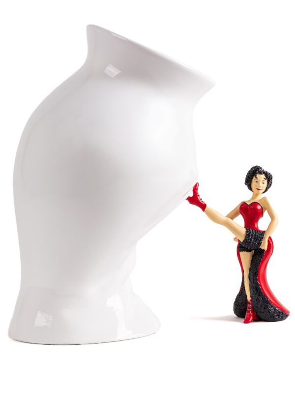 browns Seletti White Circus Porcelain Vase | Browns Vases
