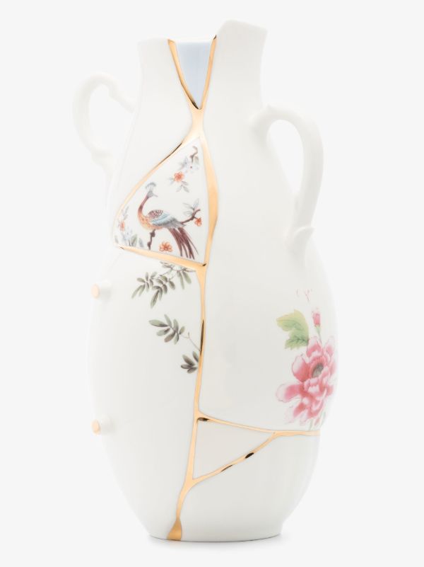 Browns Seletti White Kinstugi Porcelain Vase | Browns Vases