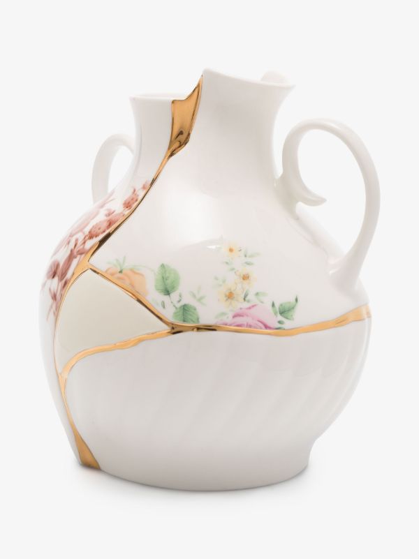 Browns Seletti White Kintsugi Small Porcelain Vase | Browns Vases