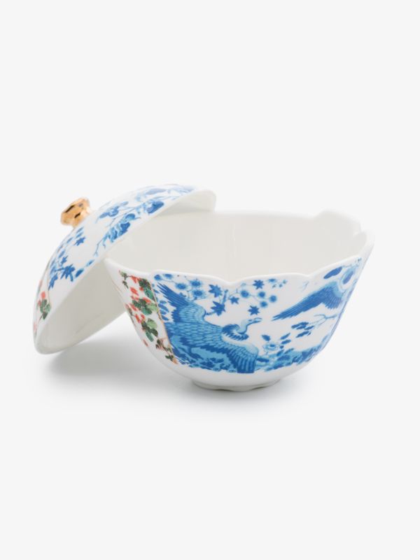 Browns Seletti White Maurilia Hybrid Sugar Bowl | Browns Plates & Bowls