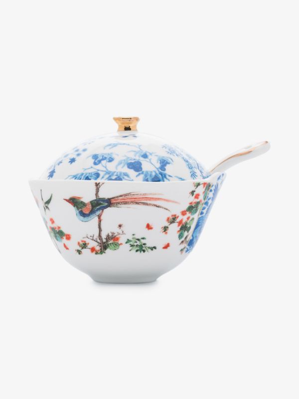 browns Seletti White Maurilia hybrid sugar bowl | Browns Plates & Bowls