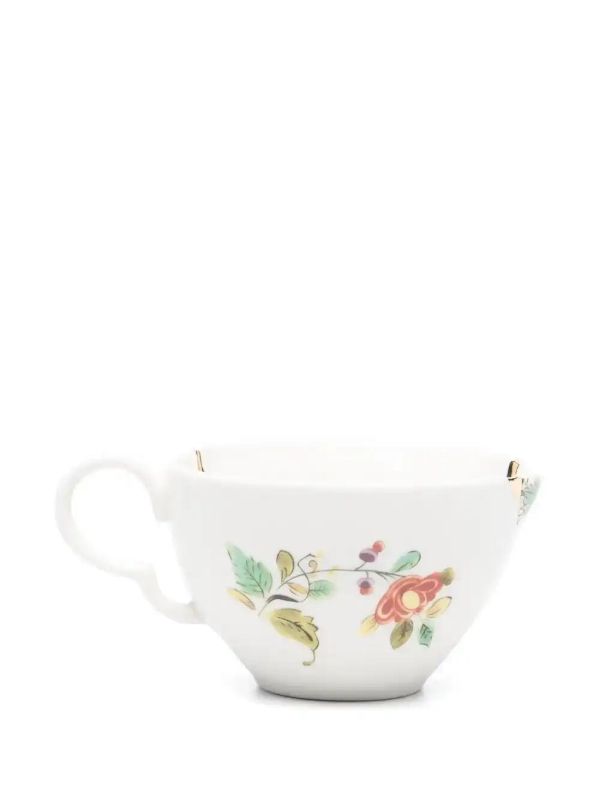 browns Seletti White x Marcantonio Kintsugi Teacup | Browns Cups & Tea Sets
