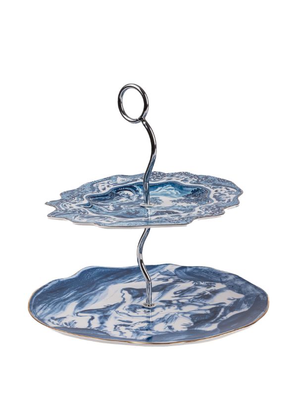 Browns Seletti X Diesel Blue Classic On Acid Cake Stand | Browns Homeware