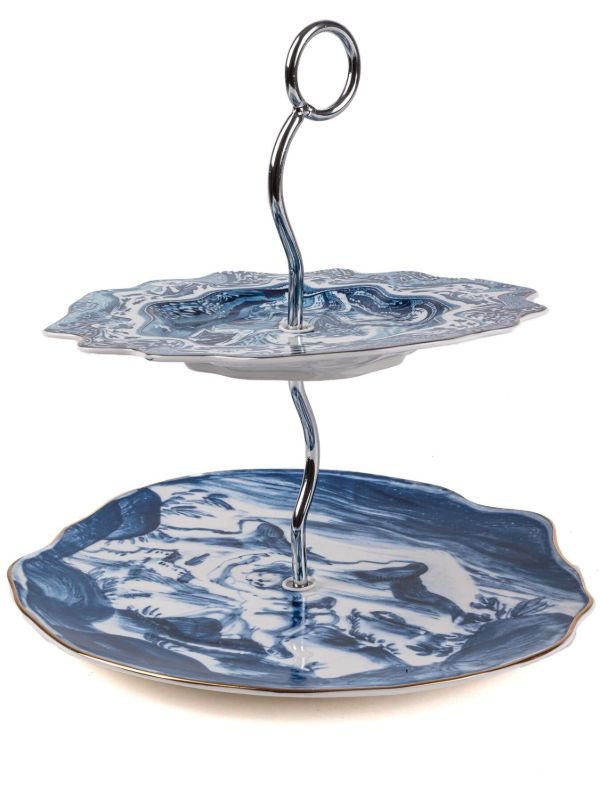 browns Seletti x Diesel Blue Classic on Acid Cake Stand | Browns Homeware