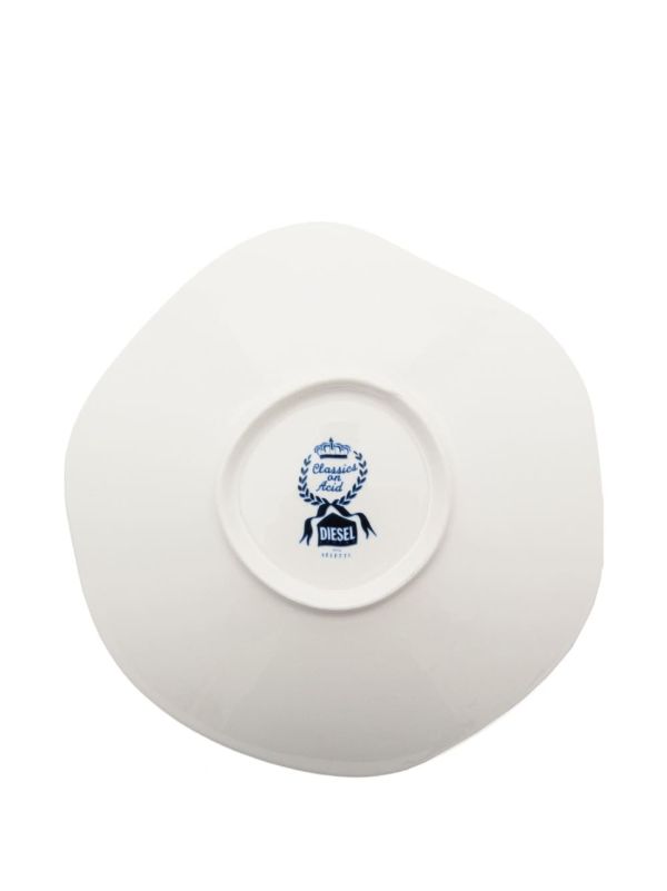 Browns Seletti X Diesel White Classics On Acid Soup Plate | Browns Plates & Bowls
