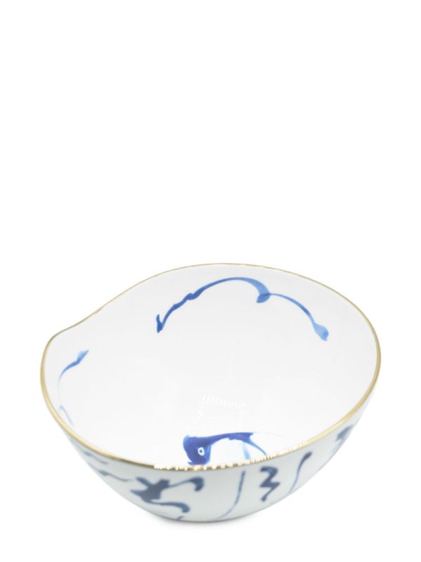 Browns Seletti X Diesel White Koi Salad Bowl | Browns Plates & Bowls