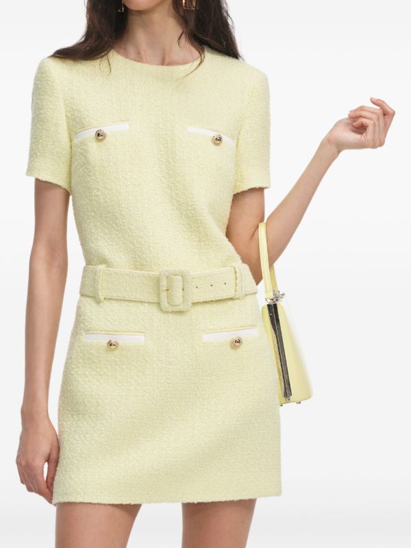 Browns Self-Portrait Bouclé Dress | Browns Day Dresses