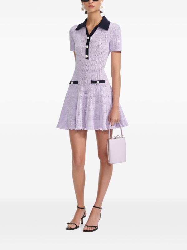 Browns Self-Portrait Knitted Dress | Browns Day Dresses