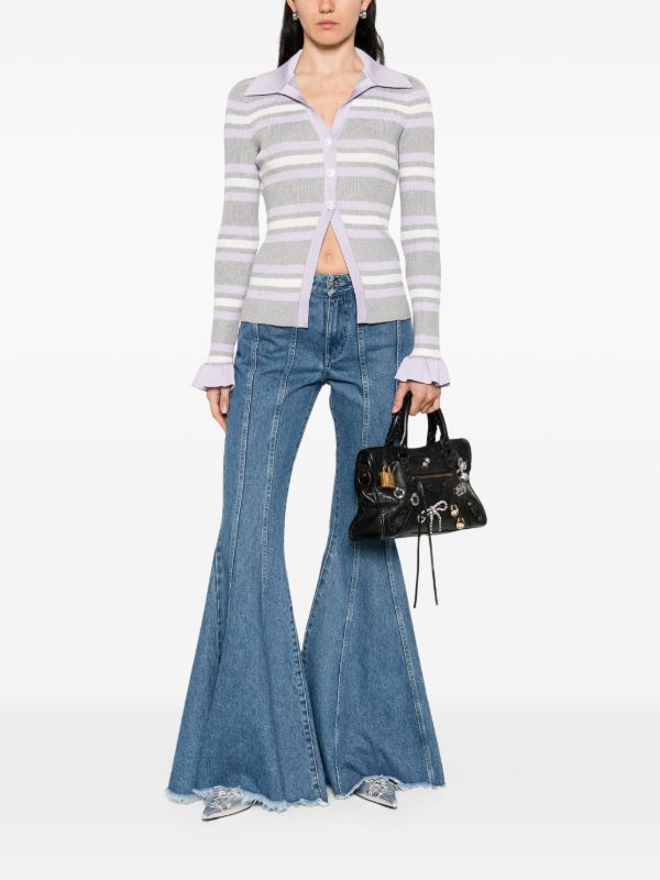 Browns Self-Portrait Striped Cardigan | Browns Cardigans