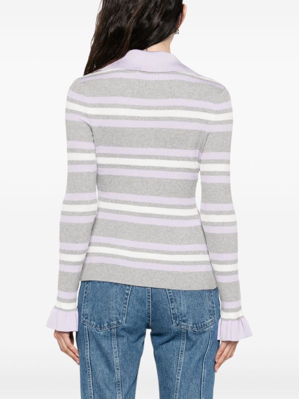 Browns Self-Portrait Striped Cardigan | Browns Cardigans
