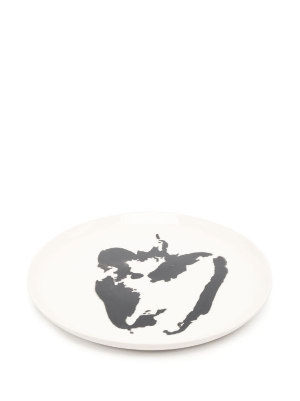 Browns Serax White Ceramic Feast Pepper Plates | Browns Plates & Bowls
