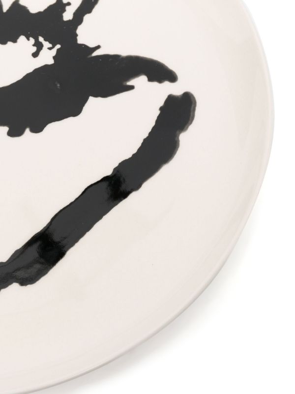 Browns Serax White Ceramic Feast Pepper Plates | Browns Plates & Bowls