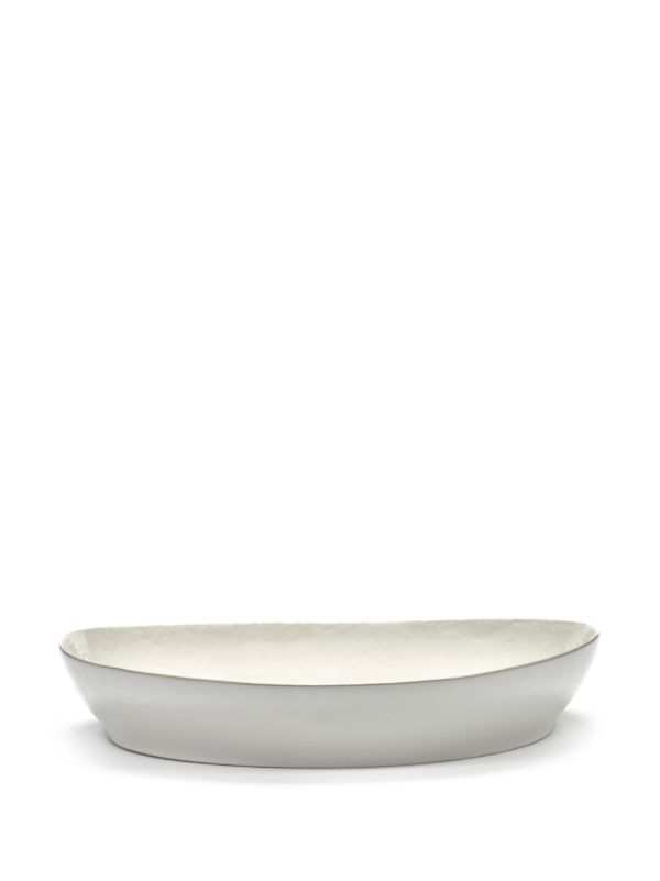 Browns Serax White Feast Abstract Print Plate | Browns Plates & Bowls