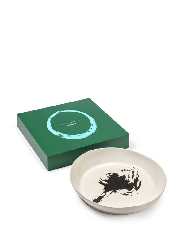 Browns Serax White Feast Abstract Print Plate | Browns Plates & Bowls