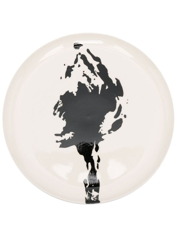 browns Serax white Feast abstract print serving plate | Browns Plates & Bowls