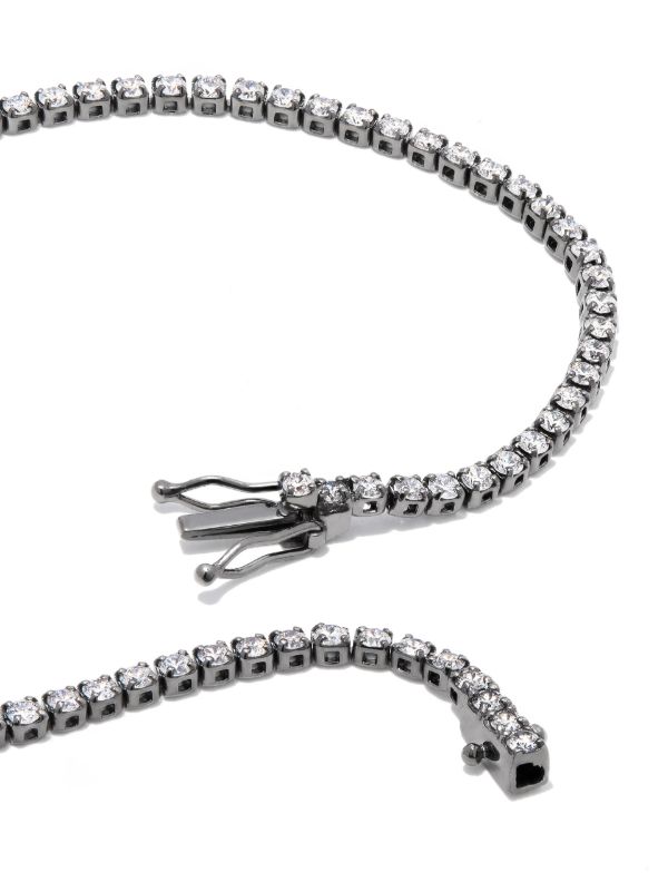 Browns SHAY 18K Black Gold Single Line Diamond Thread Bracelet | Browns Bracelets