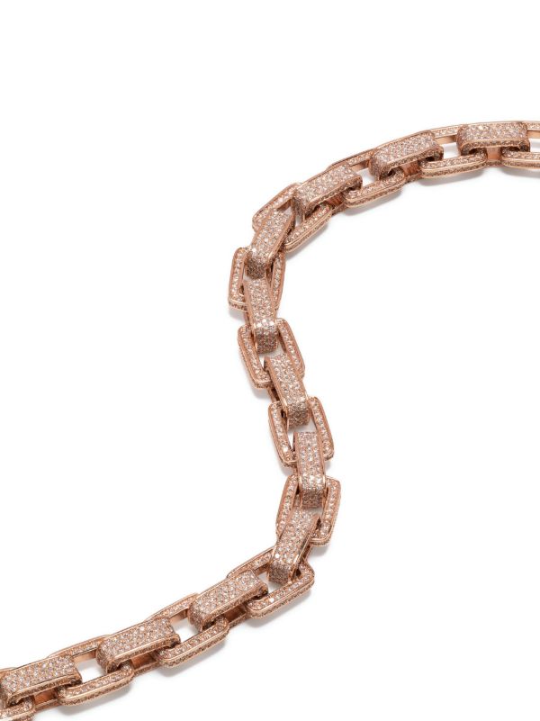 Browns SHAY 18K Rose Gold Deco Diamond Bracelet | Browns Fine Bracelets