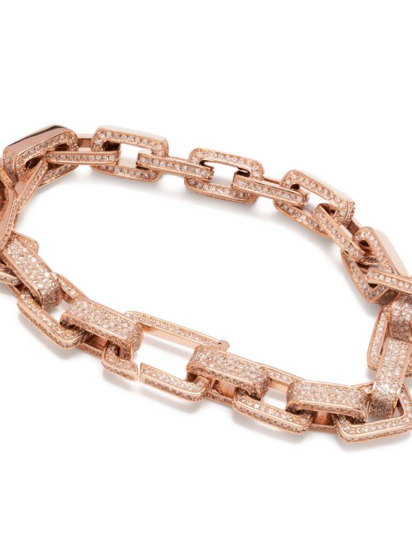 Browns SHAY 18K Rose Gold Deco Diamond Bracelet | Browns Fine Bracelets