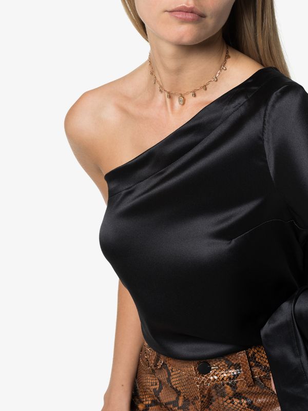Browns SHAY 18K Rose Gold Diamond Drop Necklace | Browns Fine Necklaces