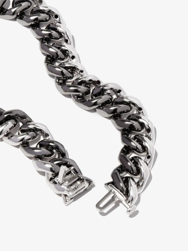 Browns SHAY 18K White And Black Gold Flat Essential Link Bracelet | Browns Bracelets