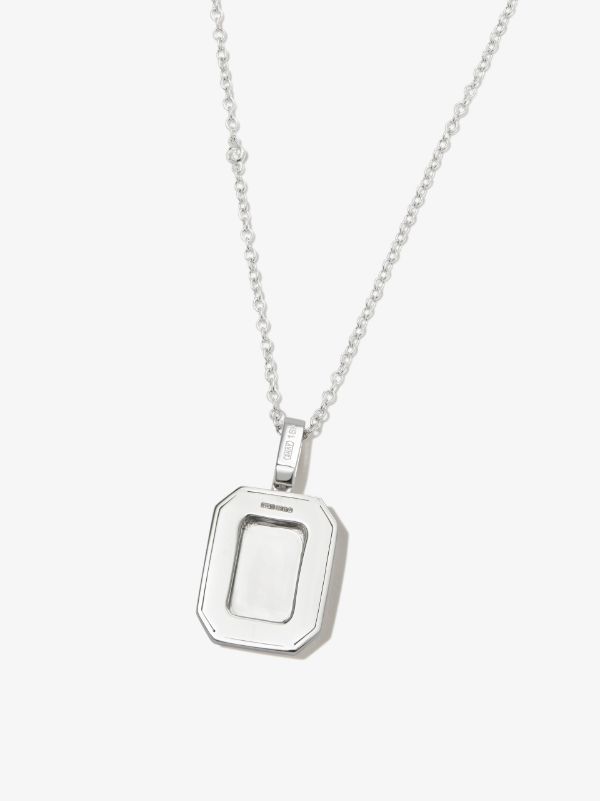 Browns SHAY 18K White Gold A Initial Diamond Pendant Necklace | Browns Necklaces