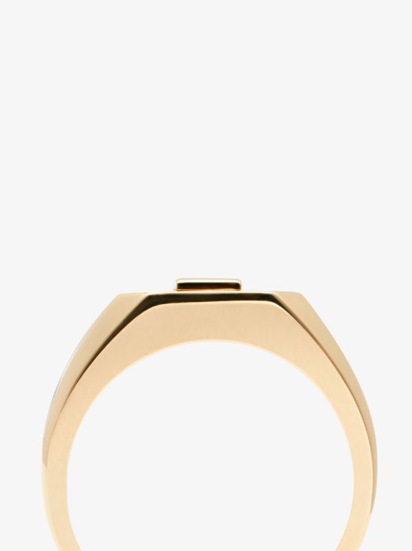 Browns SHAY 18K Yellow Gold Diamond Signet Ring | Browns Rings
