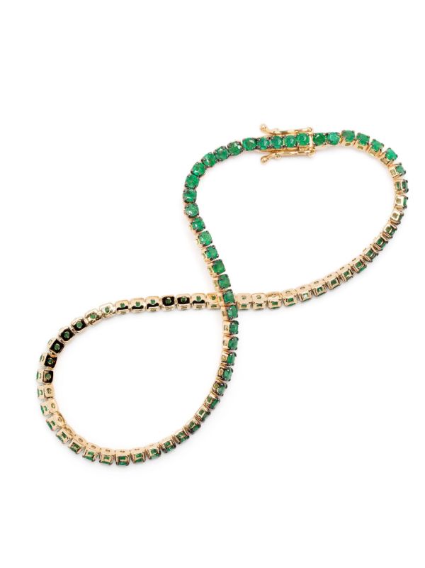 Browns SHAY 18K Yellow Gold Emerald Bracelet | Browns Fine Bracelets