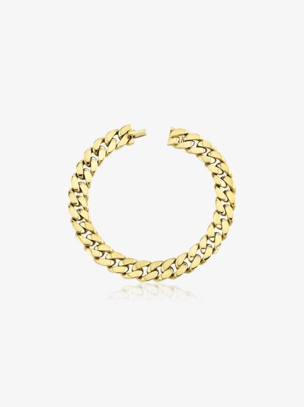 browns SHAY 18k yellow gold flat link bracelet | Browns Bracelets